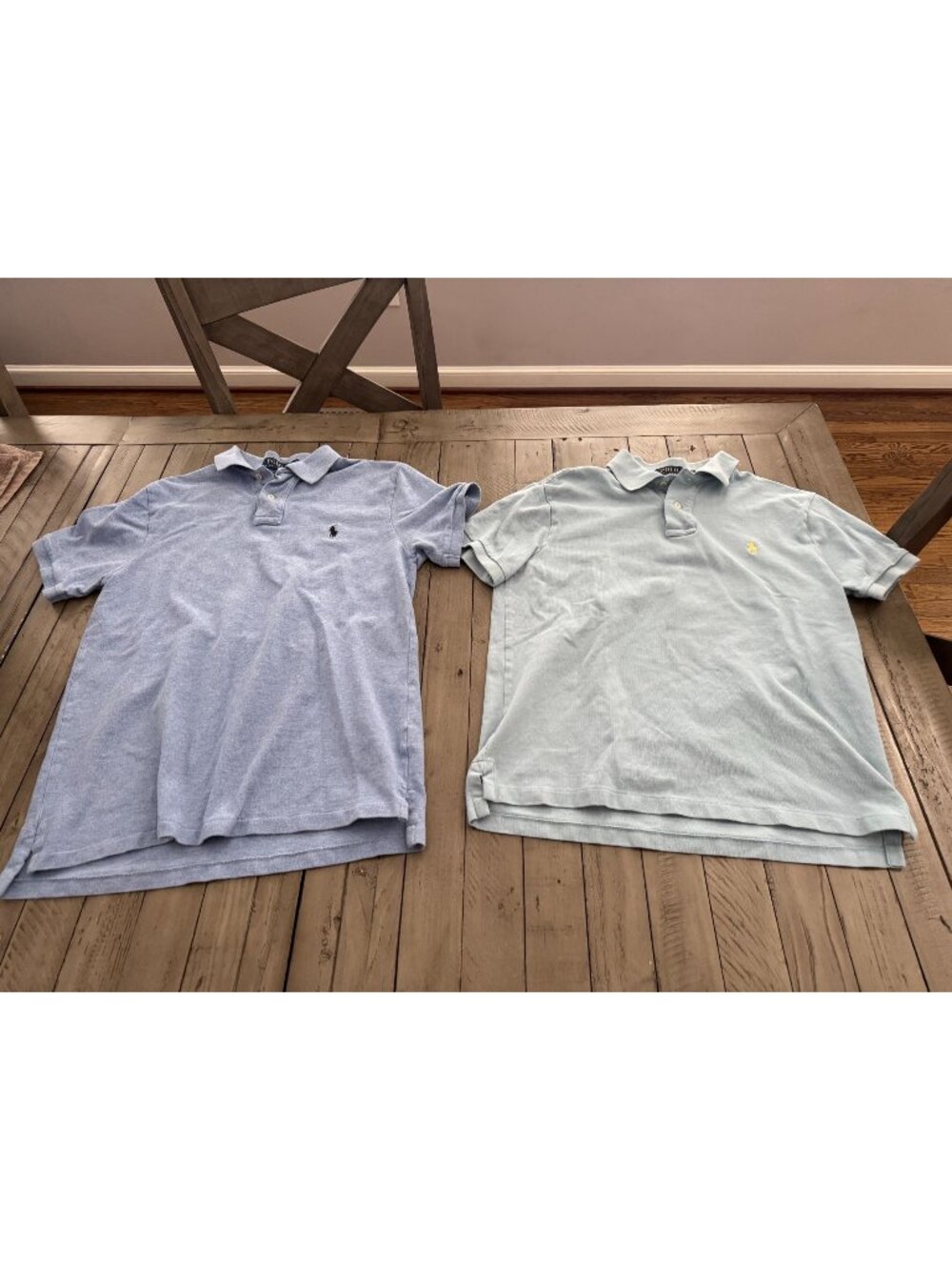 Polo Ralph Lauren Size Medium Lot Bundle of 2 Iconic Polo Shirts Custom Slim Fit